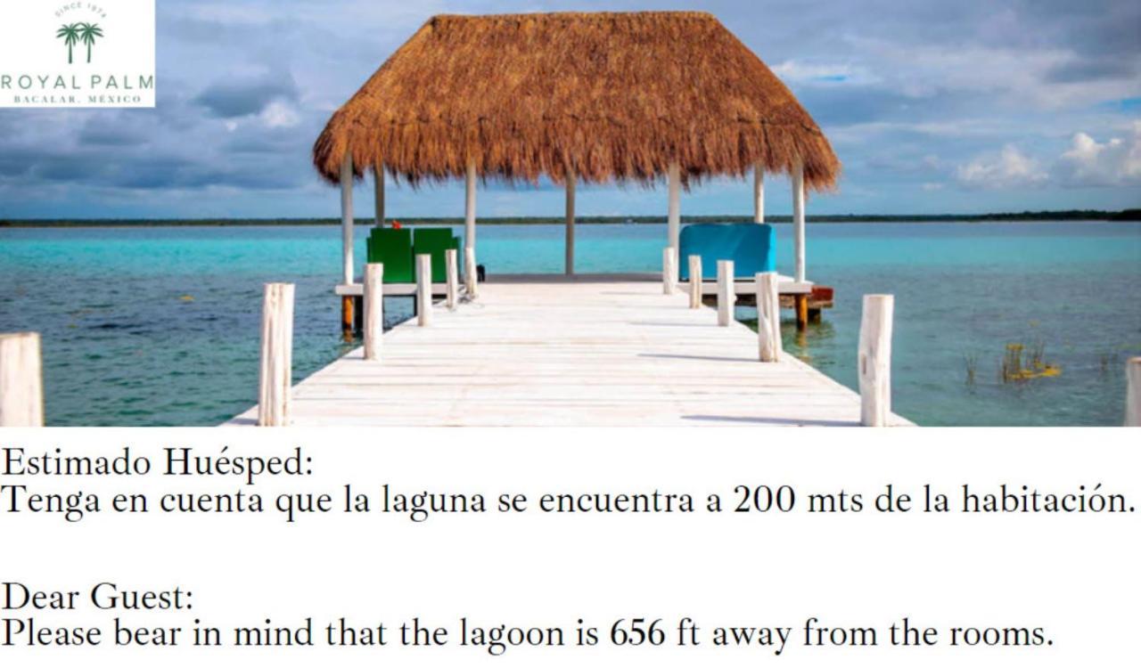 Royal Palm Bacalar Cabanas & Lagoon Club Rom bilde