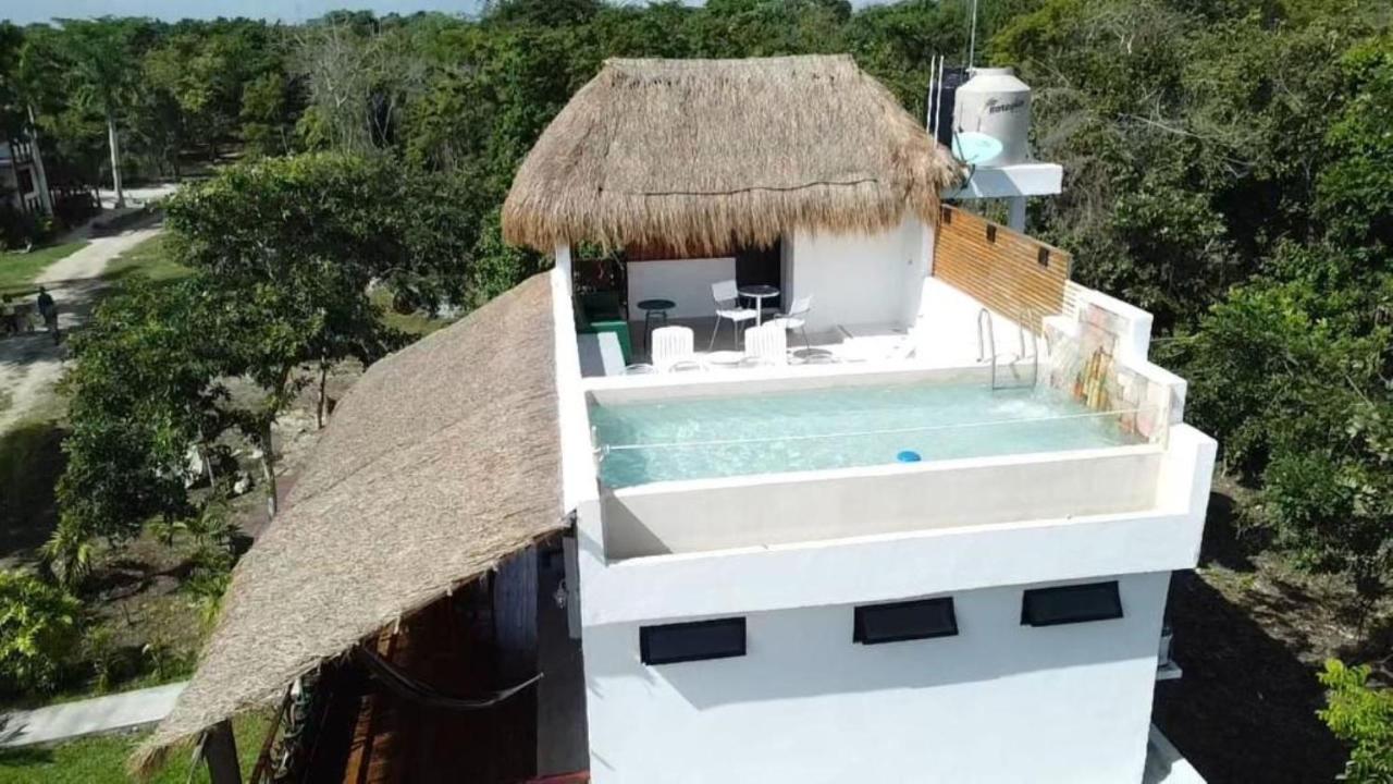 Royal Palm Bacalar Cabanas & Lagoon Club Eksteriør bilde